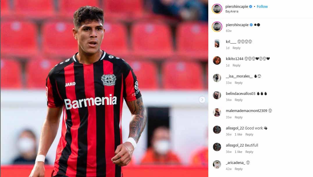 Setidaknya, ada dua alasan yang membuat Piero Hincapie hampir mustahil berlabuh ke klub Liga Inggris (Premier League), Liverpool. (Foto: Instagram@pierohincapie)