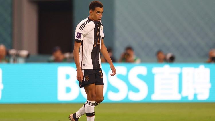 Pemain Real Madrid, Jude Bellingham, cegah Jamal Musiala bergabung dengan raksasa Liga Inggris, Liverpool, pada bursa transfer selanjutnya. (Foto:REUTERS/Kai Pfaffenbach)