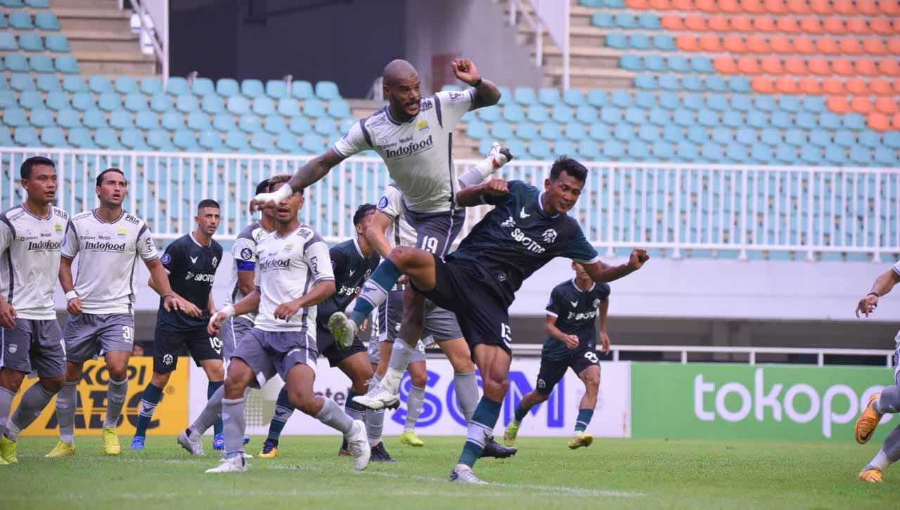Uji coba Persikabo 1973 vs Persib Bandung di Stadion Pakansari, Minggu (27/11/22). (Foto: MO Persikabo)