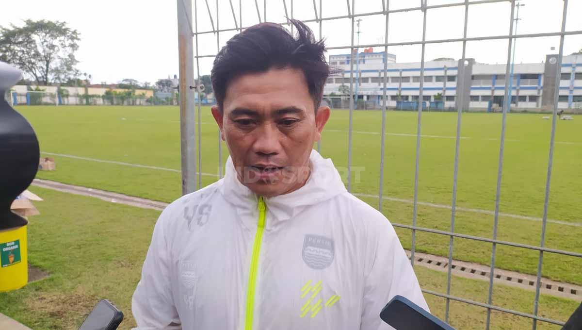 Pelatih fisik Persib, Yaya Sunarya, di Stadion Persib, Jalan Ahmad Yani, Kota Bandung, Rabu (30/11/22).