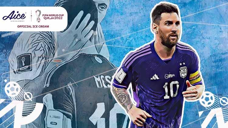 Teka-teki bisikan Robert Lewandowski pada Lionel Messi, usai laga Piala Dunia 2022 Polandia vs Argentina. Janjian ke 16 besar? - INDOSPORT