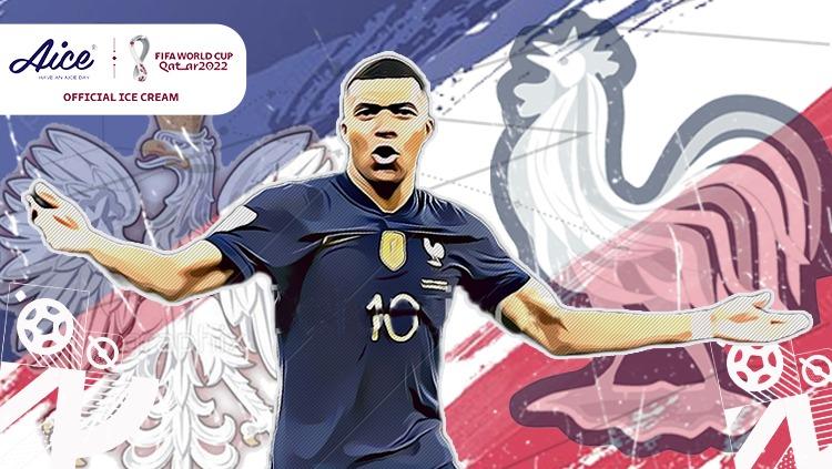 Laga babak 16 besar Piala Dunia 2022 antara Prancis vs Polandia pada Minggu (04/12/22) malam di Al Thumama Stadium sukses dimenangkan Les Blues 3-1.