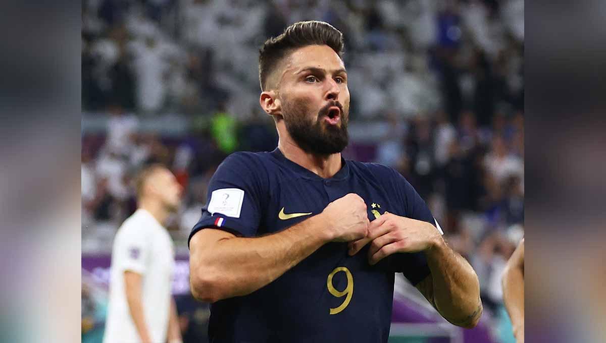 Olivier Giroud pemain Timnas Prancis. (Foto: REUTERS/Hannah Mckay) Copyright: REUTERS/Hannah Mckay