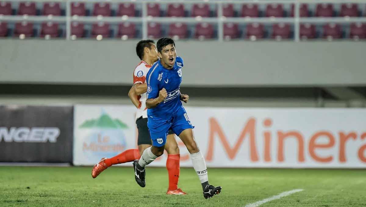 Jonathan Cantillana merayakan gol ke gawang Madura United. (Foto: PSIS Semarang)