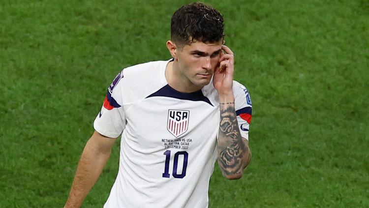 Rumor bursa transfer Liga Italia sepanjang Rabu (05/07/23), mulai dari AC Milan tawar Christian Pulisic, hingga Inter Milan dekati Roberto Pereyra. (Foto: REUTERS/Lee Smith).