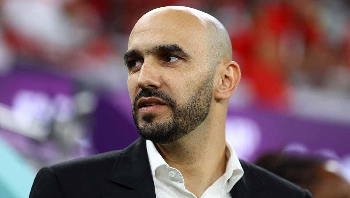 Pelatih Maroko, Walid Regragui, mengaku siap memberi kejutan terhadap Spanyol di babak 16 besar Piala Dunia 2022. (Foto: REUTERS/Hannah Mckay)