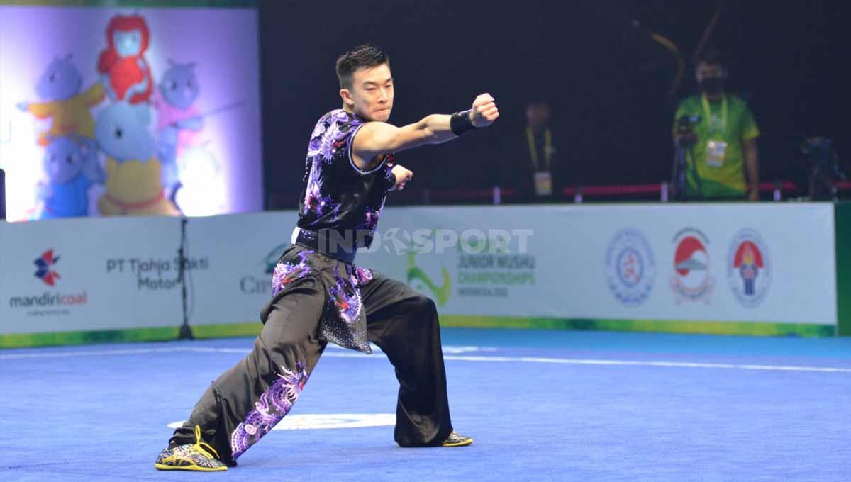 Atlet wushu Indonesia, Josh Tiesto Tanto. Copyright: Petrus Manus DaYerimon/INDOSPORT