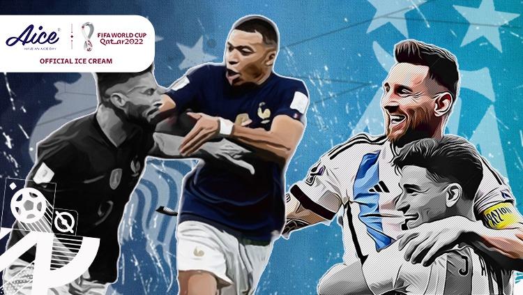 Mengupas skenario agar Timnas Prancis dan Timnas Argentina berjumpa di partai puncak Piala Dunia 2022.