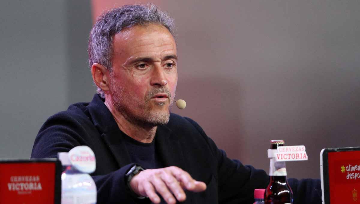 Luis Enrique, mengumumkan pengunduran dirinya sebagai pelatih Spanyol. (Foto: REUTERS/Violeta Santos Moura) - INDOSPORT