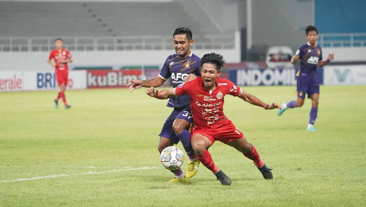 Pertandingan antara Persija Jakarta vs Persik Kediri BRI Liga 1 2022 di Stadion Jatidiri, Semarang, Sabtu (10/12/22). (Foto: Media Persija)