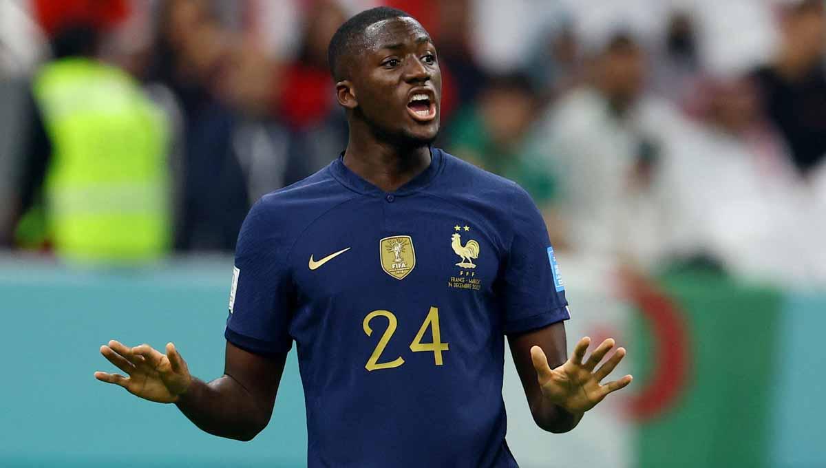 Ibrahima Konate, pemain Prancis di Piala Dunia Qatar 2022. (Foto: REUTERS/Molly Darlington) - INDOSPORT