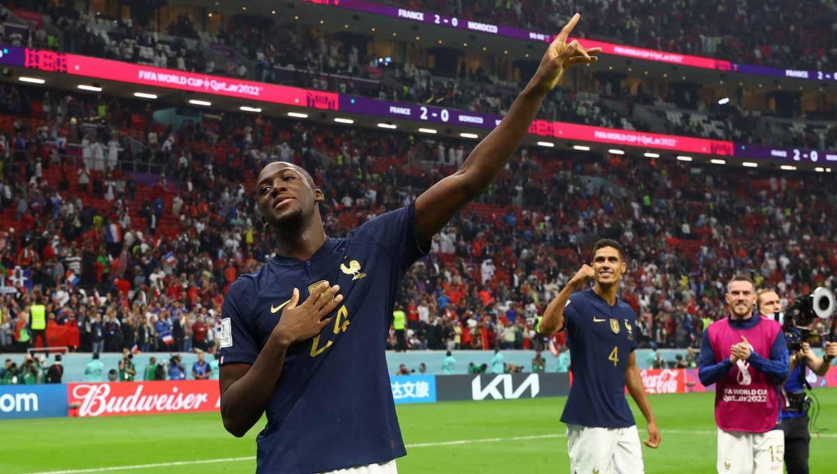 Les Bleus punya batu karang yang teguh bernama Ibrahima Konate di semifinal Piala Dunia 2022 antara Prancis vs Maroko pada Kamis (15/12/2022) dini hari WIB.