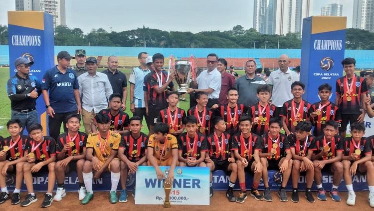 Askot PSSI Jakarta Selatan baru saja selesai menggelar turnamen usia muda bertajuk Copa Selatan 2022.