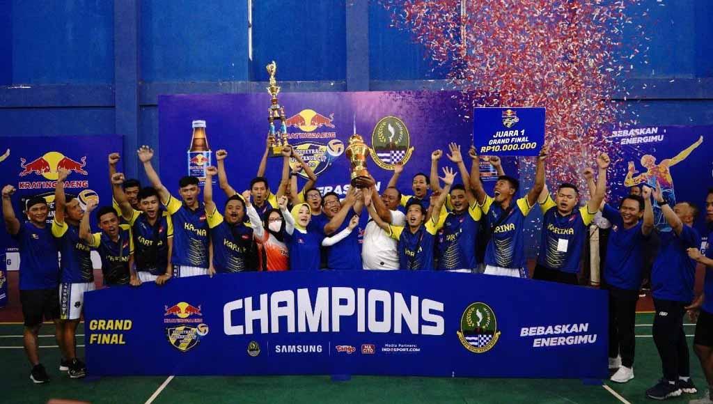 Grand Final Kratingdaeng Volleyball Gubernur Cup 2022. (Foto: Kratingdaeng Indonesia)