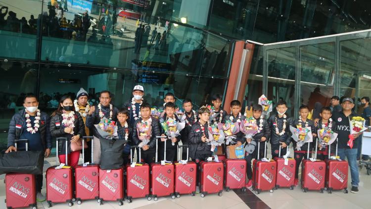 Tim Indonesia U-12 yang tergabung dalam NYXS Dream Team Indonesia baru saja berjuang pada turnamen Tic Tac Cup 2022 di Barcelona, Spanyol. - INDOSPORT