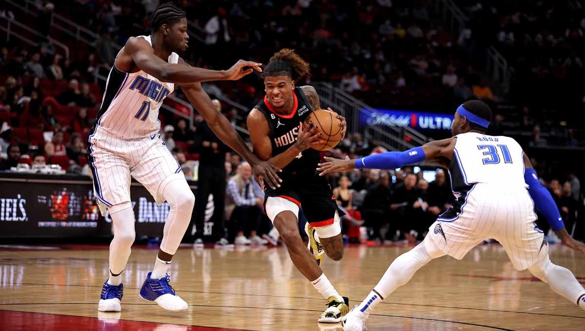 Pertandingan NBA antara Houston Rockets vs Orlando Magic. (Foto: REUTERS/Erik Williams) - INDOSPORT