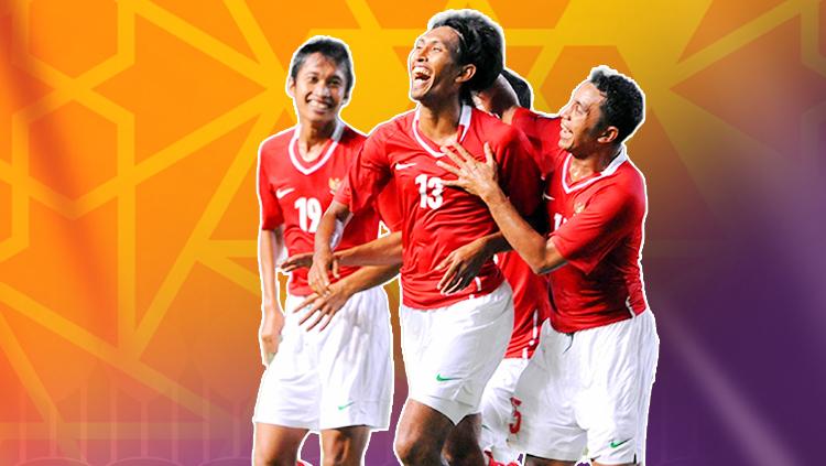 Timnas Indonesia selalu berjaya dengan meraih kemenangan besar saat berhadapan dengan Brunei Darussalam di berbagai turnamen sepak bola termasuk Piala AFF. - INDOSPORT