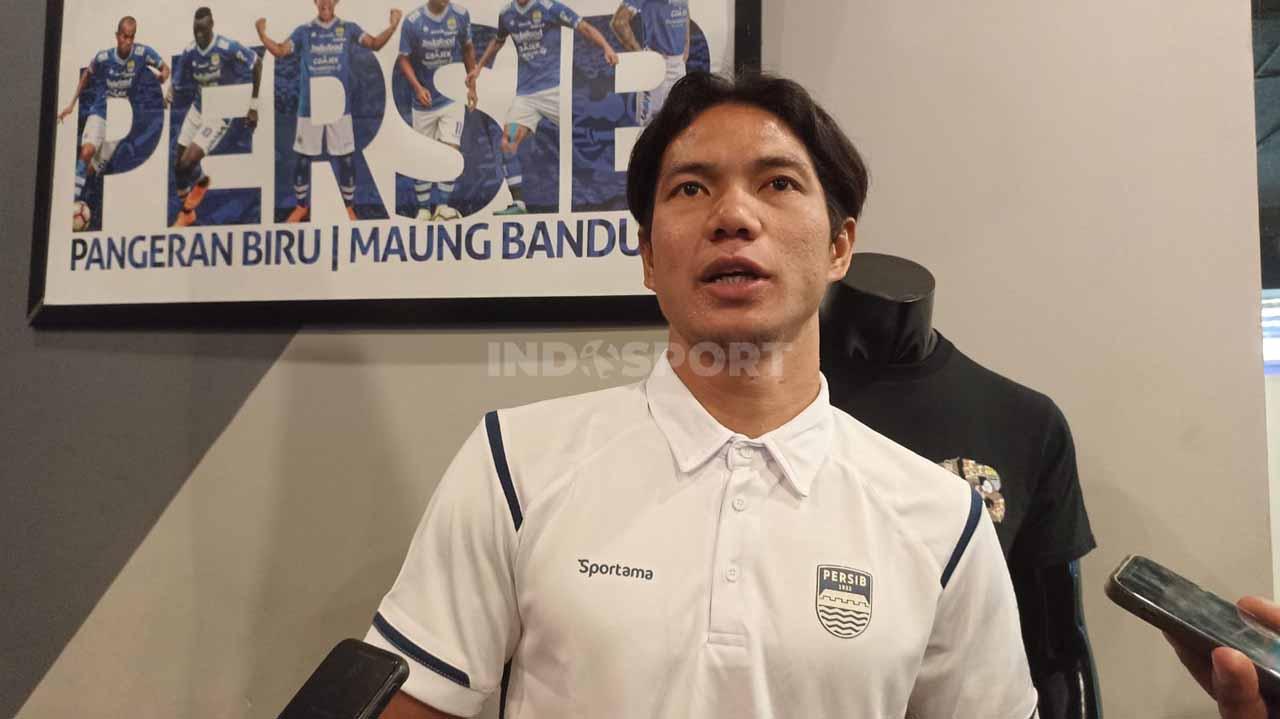 Bek Persib Bandung, Achmad Jufriyanto, membeberkan kondisinya setelah menjalankan program latihan selama sepekan, untuk persiapan mengarungi kompetisi Liga 1. - INDOSPORT