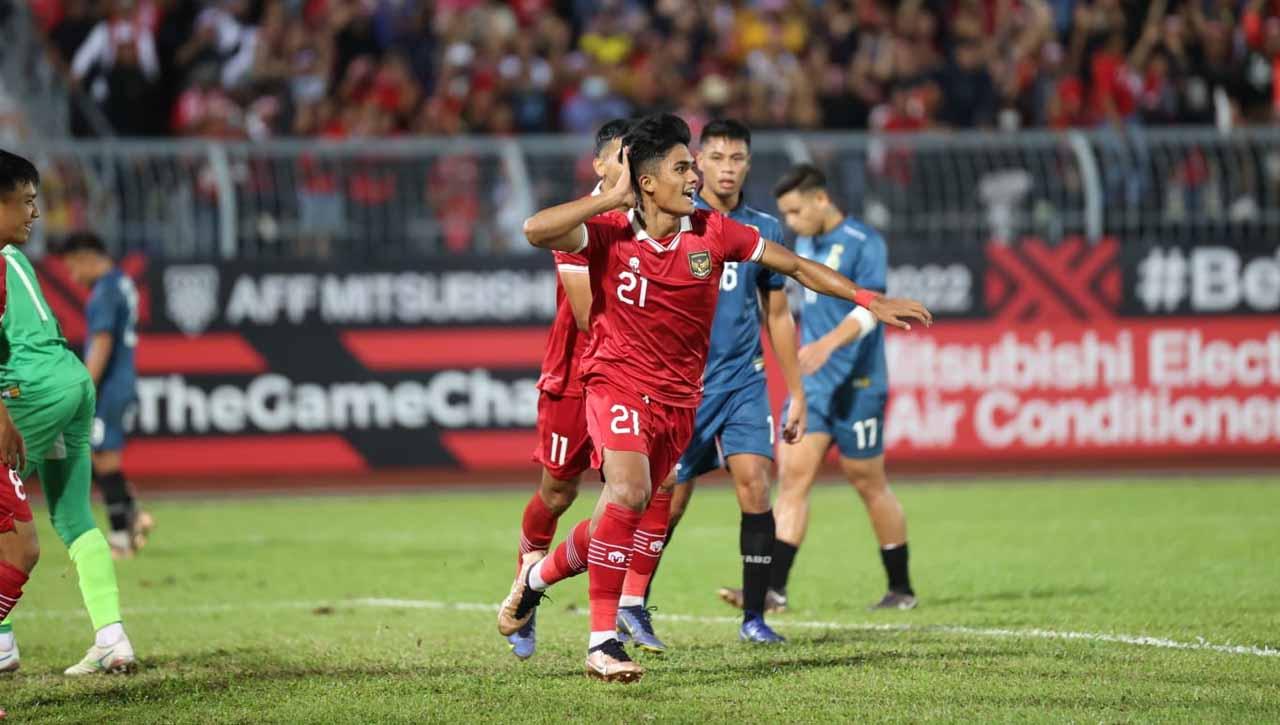 Pertandingan antara Brunei Darussalam vs Timnas Indonesia pada laga Piala AFF di Stadion Kuala Lumpur Football (Malaysia), Senin (26/12/22). (Foto: PSSI) - INDOSPORT