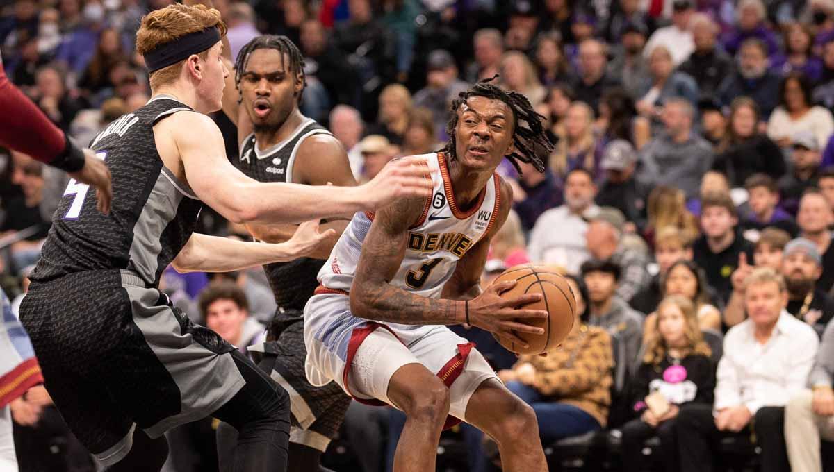 Pertandingan NBA antara Sacramento Kings vs Denver Nuggets. (Foto: REUTERS/Ed Szczepanski)