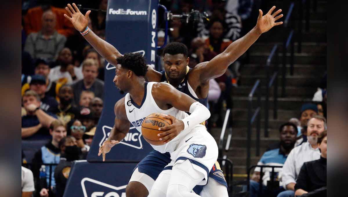Pertandingan NBA antara Memphis Grizzlies vs New Orleans Pelicans. (Foto: REUTERS/Petre Thomas)