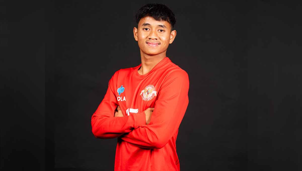 Hanif Ramadhan, pemain Garuda Select 5 yang mengikuti seleksi Timnas Indonesia U-17 jelang Piala Dunia U-17 2023. (Foto: Pers Garuda Select/Mola TV)