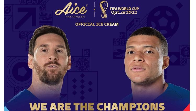 Lionel Messi dan Kylian Mbappe