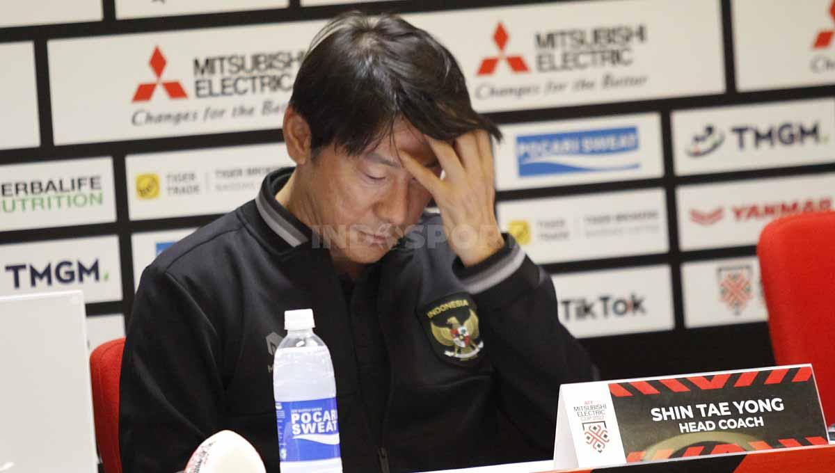 Preematch presconference Timnas Indonesia jelang babak semifinal Piala AFF 2022 melawan Vietnam di Media Center stadion GBK, Kamis (05/01/23).