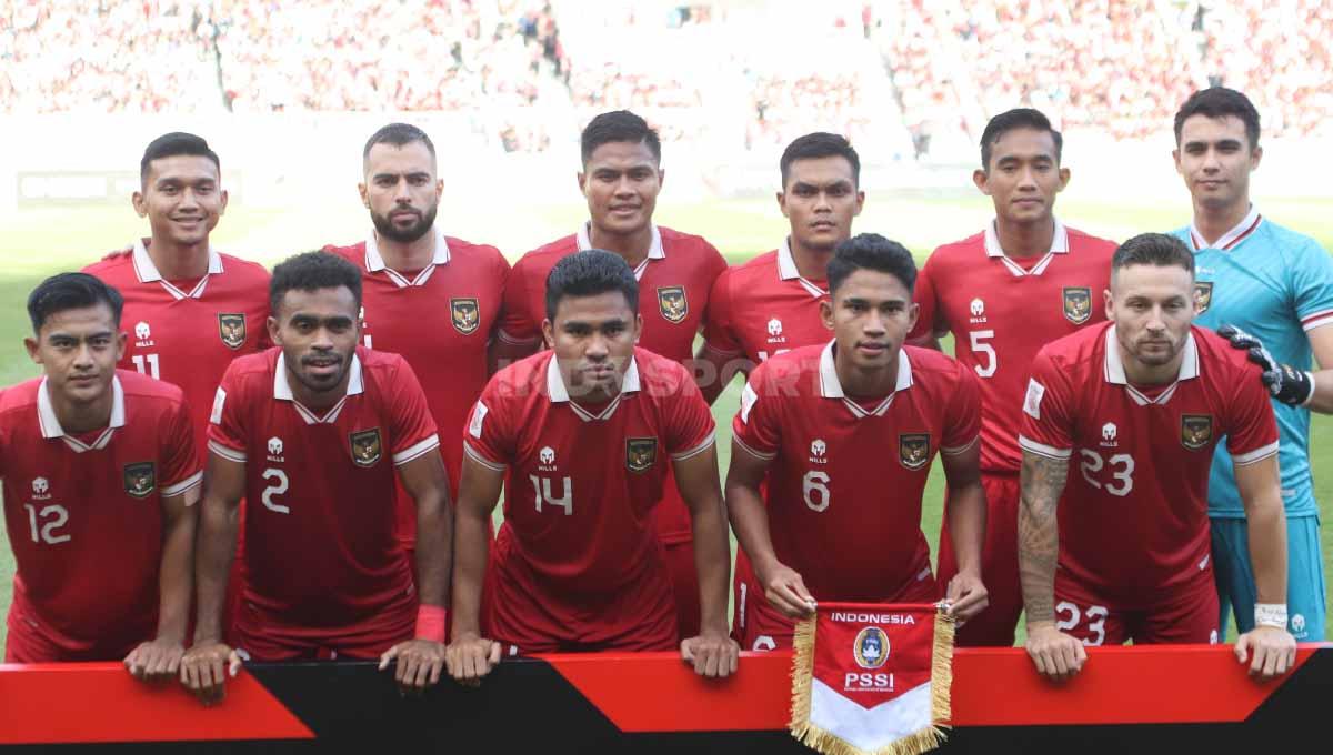 Starting eleven Timnas Indonesia pada laga leg pertama semifinal Piala AFF 2022 melawan Vietnam di Stadion GBK, Jumat (06/01/23)