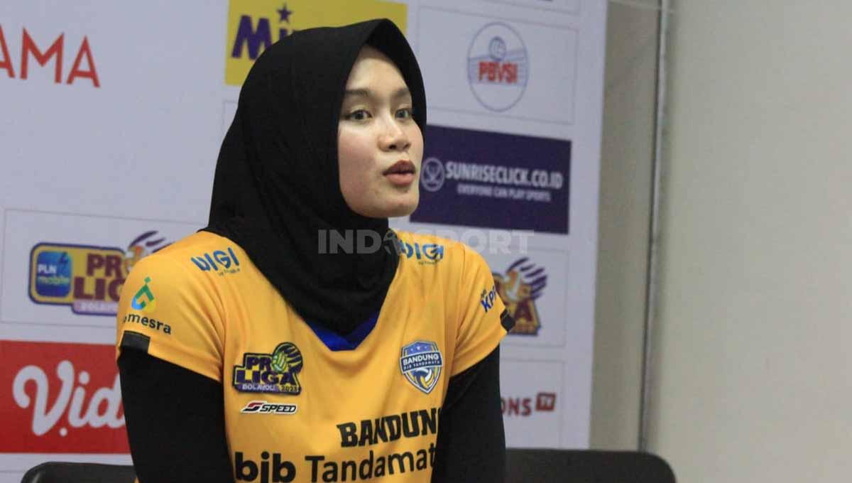 Pemain voli Bandung BJB Tandamata, Wilda Siti Nurfadhila. - INDOSPORT
