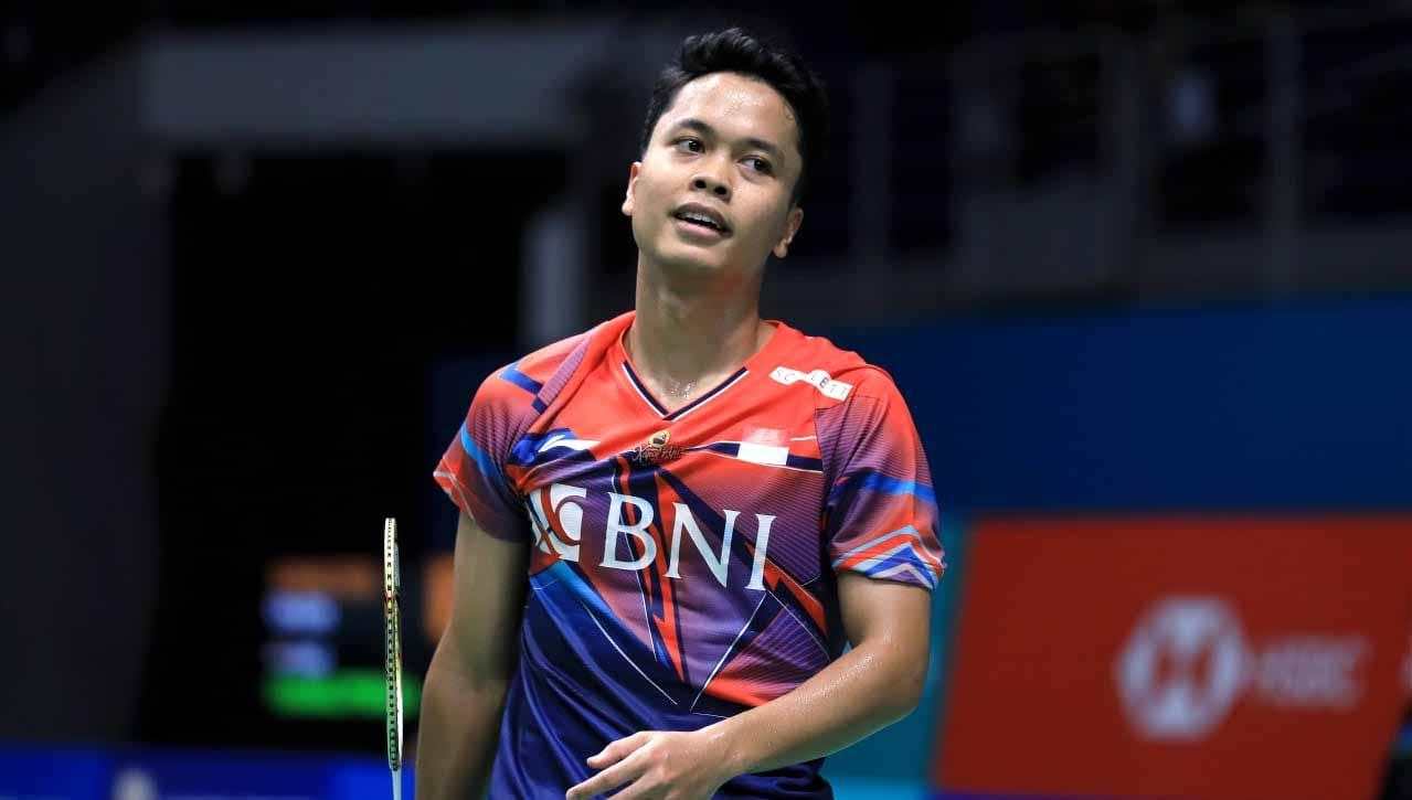 Tunggal putra Indonesia, Anthony Sinisuka Ginting, sukses menghibur netizen lewat unggahan konten bucin dengan sang kekasih, Mitzi Abigail. (Foto: PBSI)