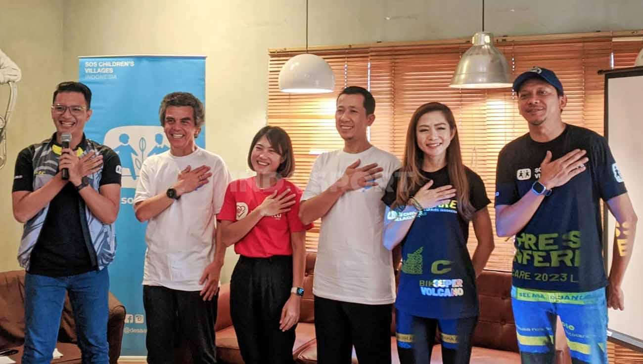 Press Conference SOS Children’s Villages di Indonesia Bike To Care 2023 #LombokLoop 370KM, Selasa (10/01/23).