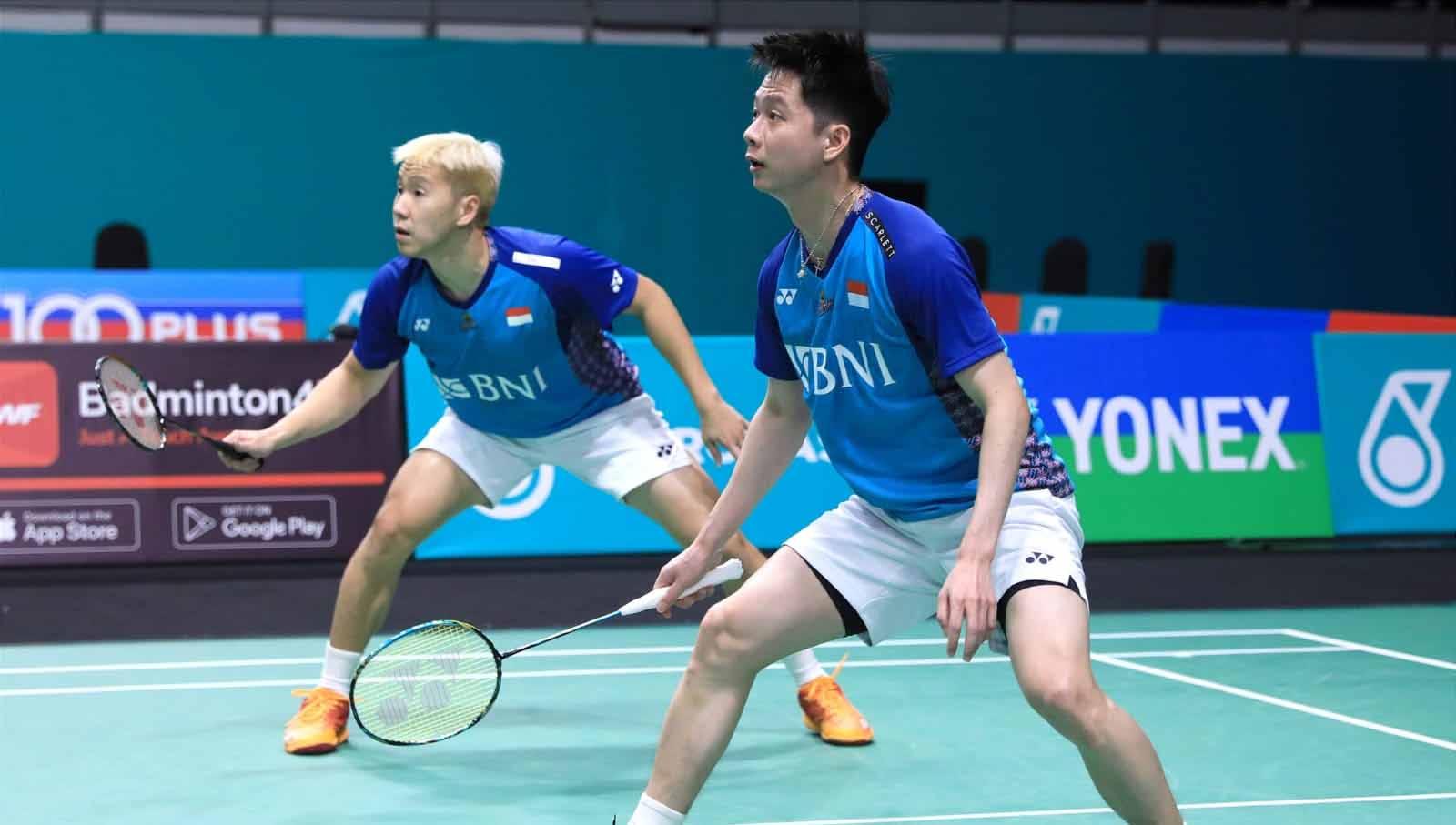 Kevin Sanjaya kembali menunjukkan skill ajaibnya di 16 besar melawan He Jiting/Zhou Haodong, apakah ini kebangkitan The Minions di Thailand Open 2023? - INDOSPORT