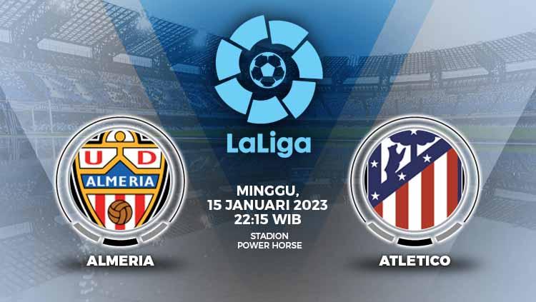 Prediksi Liga Spanyol 2022-2023 pekan ke-17 antara Almeria vs Atletico Madrid, Minggu (15/01/23). - INDOSPORT