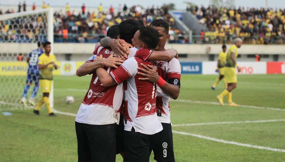 Pertandingan antara Barito Putera vs Madura United laga BRI Liga 1 di Stadion Demang Lehman, Martapura, Sabtu (14/01/23). Foto: MO Madura United)