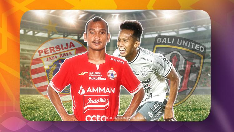 Winger veteran yakni Riko Simnajuntak dan Muhammad Rahmat akan berduel di laga antara Persija Jakarta vs Bali United pada pekan ke-18 Liga 1 2022-2023. - INDOSPORT