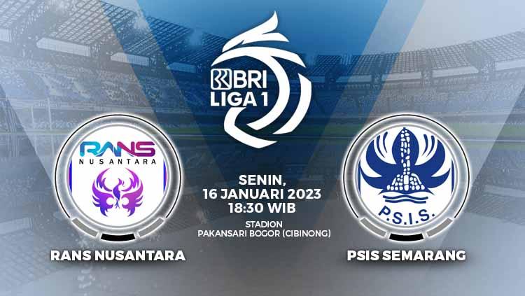 Prediksi pertandingan antara RANS Nusantara vs PSIS Semarang (BRI Liga 1).