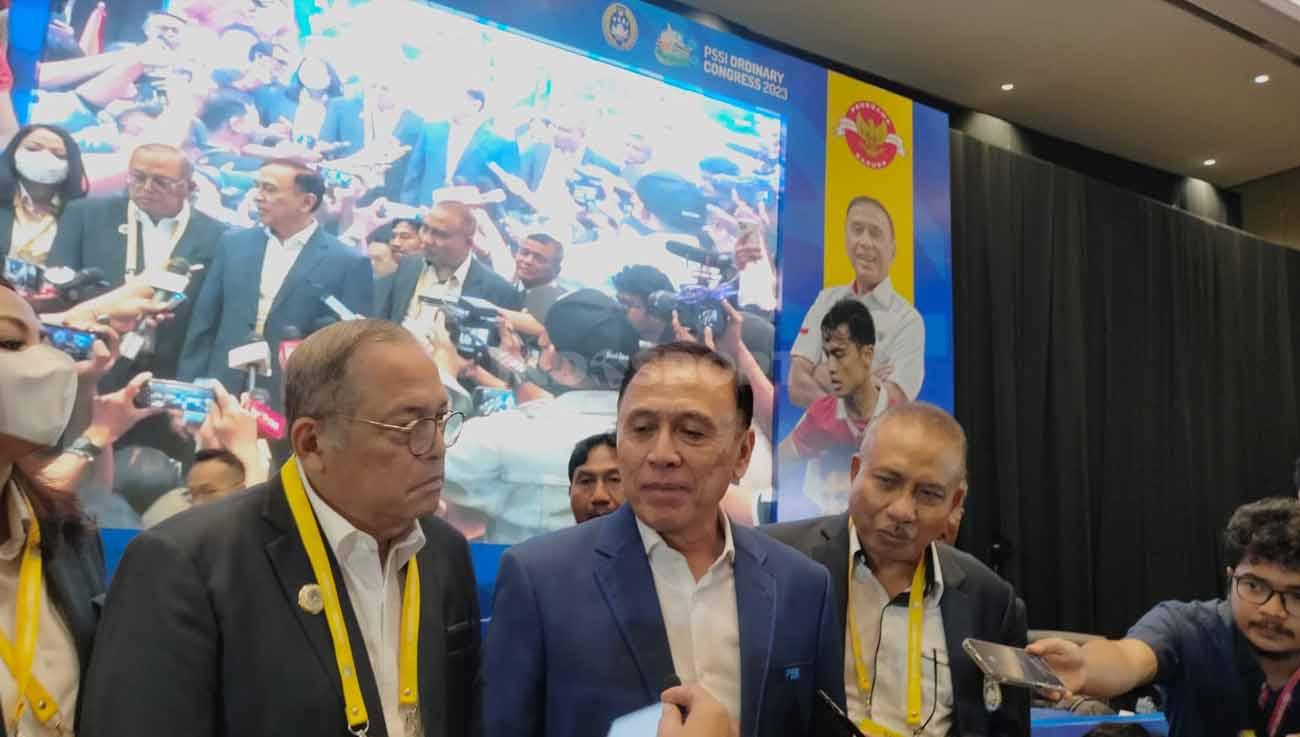 Mochammad Iriawan Putuskan Enggan Lagi Mencalonkan Diri Jadi Ketum PSSI di Periode Berikutnya, Minggu (15/01/23), di Hotel Sultan, Senayan, Jakarta.