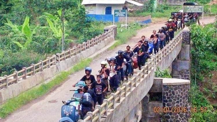 Komunitas Vespa Freedom Club Indonesia.