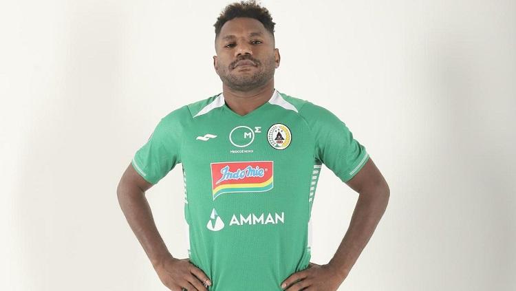 Penyerang baru PSS Sleman, Ricky Cawor.