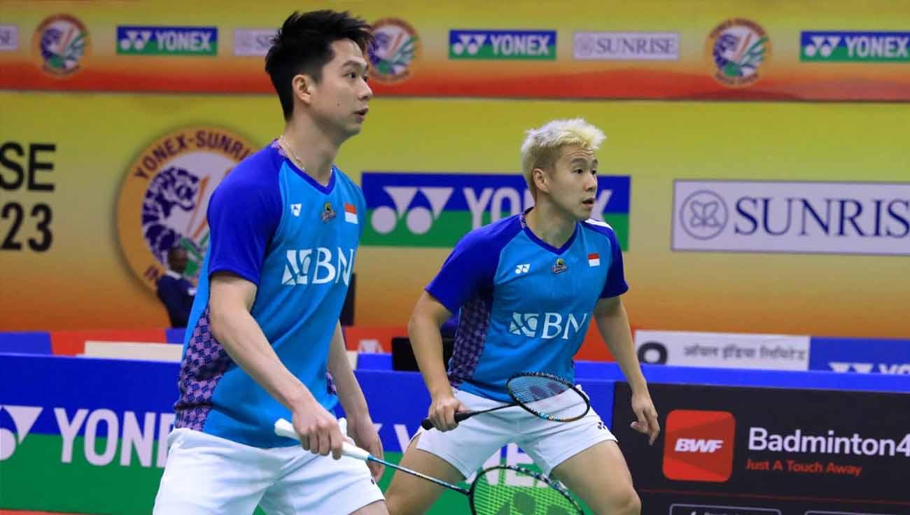 Ada momen epic Kevin Sanjaya Sukamuljo berani ganti raket yang berujung poin di French Open 2018 lalu.