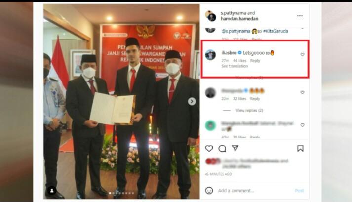 Shayne Pattynama Resmi Jadi WNI Copyright: Instagram/s.pattynama