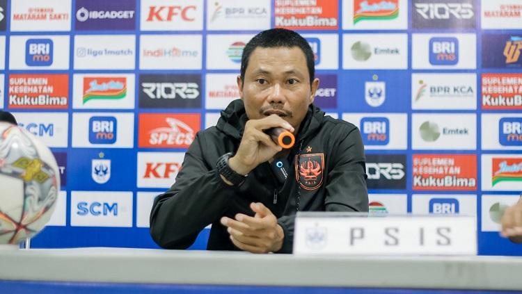 Asisten pelatih PSIS Semarang di Liga 1, Muhammad Ridwan.