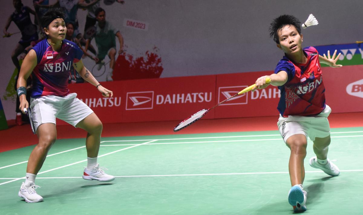 Benarkah mundurnya pebulutangkis Thailand, Benyapa Aimsaard/Nuntakarn Aimsaard di All England 2023, menguntungkan Apriyani/Fadia?