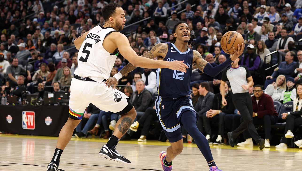 Pertandingan NBA antara Minnesota Timberwolves vs Memphis Grizzlies. (Foto: REUTERS/Matt Krohn)