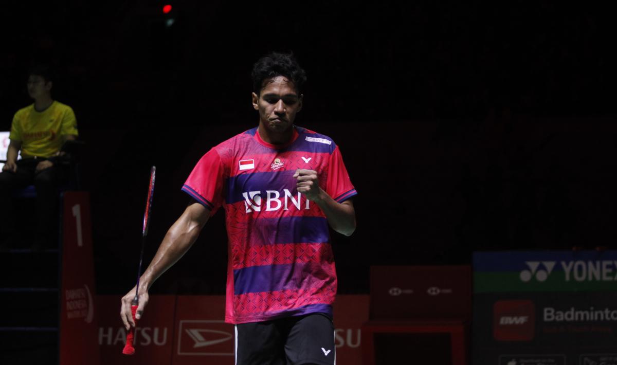 Chico Aura Dwi Wardoyo berhasil membawa Indonesia unggul 3-0 di ajang Badminton Asia Mixed Team Championships (BAMTC) 2023 atas Bahrain.