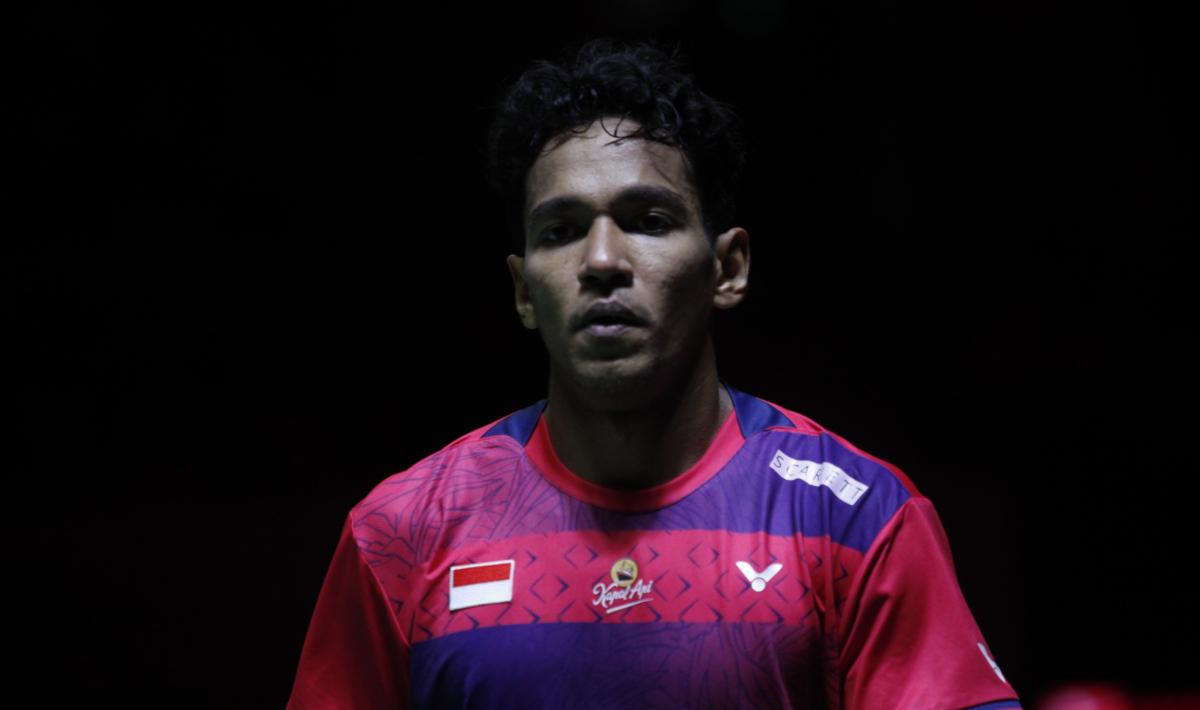 Chico Aura Dwi Wardoyo berjuang keras untuk bisa naik podium di Indonesia Masters 2023. Foto: Herry Ibrahim/INDOSPORT.