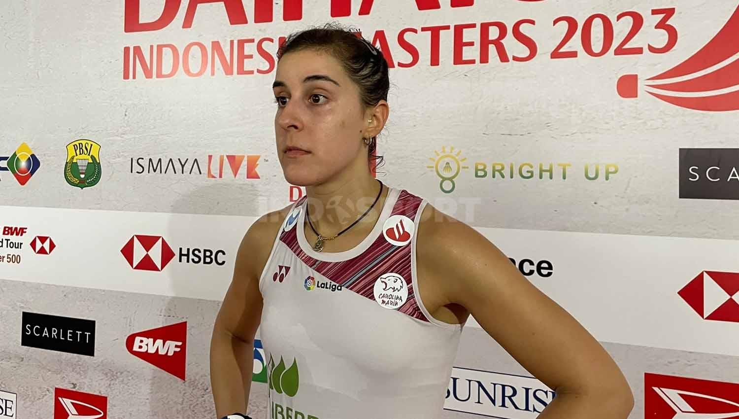 Nama Kevin Sanjaya dan Li Junhui dibawa-bawa menyusul perang mulut antara Carolina Marin dan PV Sindhu gara-gara rebutan shuttlecock di Denmark Open 2023.