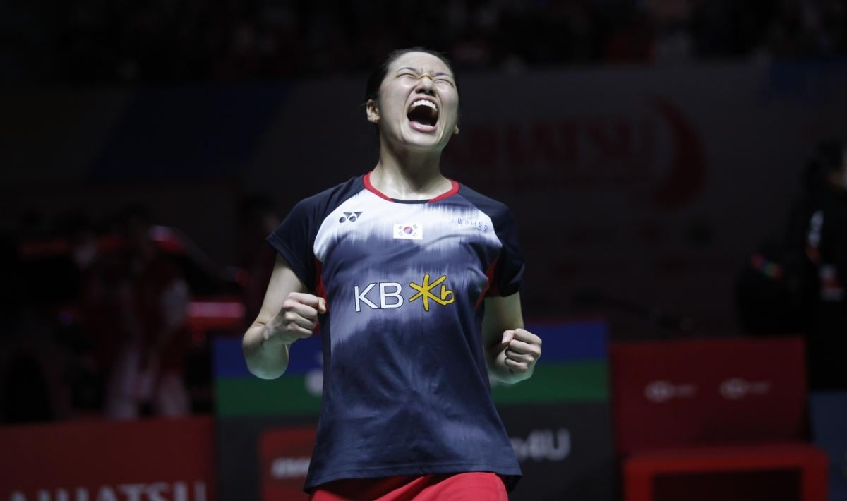 Ratu bulutangkis Korea Selatan yang sudah menembus 13 kali turnamen pada 2023, An Se-young bakal rehat sejenak usai mengalami cedera di Asian Games 2022. - INDOSPORT