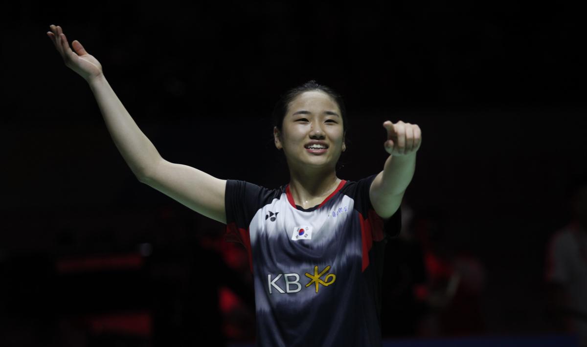 An Se-young memiliki rapor mentereng di nomor tunggal putri meski baru berusia 21 tahun, salah satunya sukses melewati rekor milik Susy Susanti.